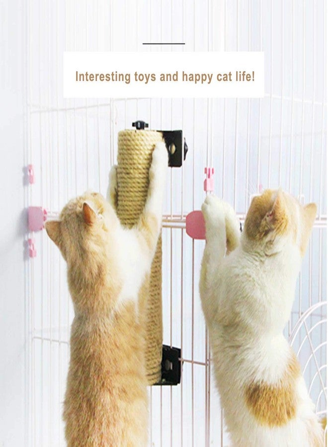 ZFBIRD Cat Scratching Post Cage Mounted Cat Scratcher Space-Saving Sisal Scratch Post for Cat Grinding Claws Scratching and Climbing - Image 4